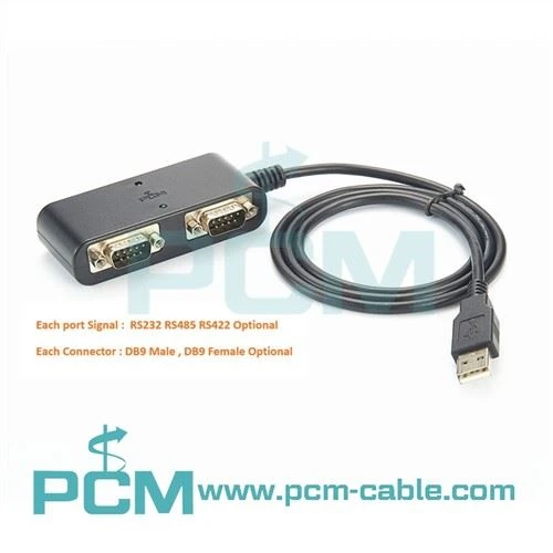Adaptor USB la serial 2 porturi RS232