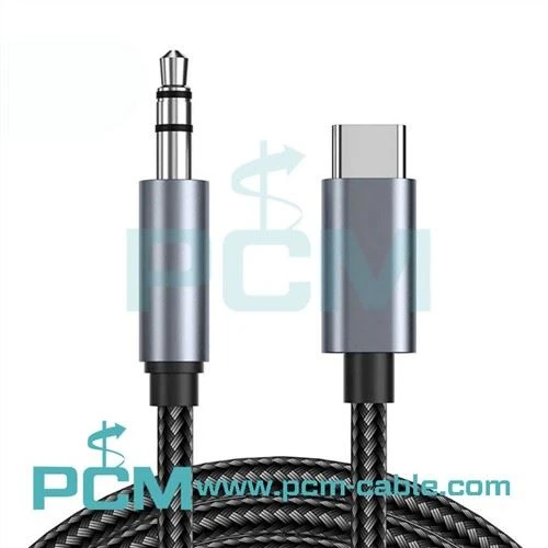 Cablu USB tip C la mascul de 3,5 mm