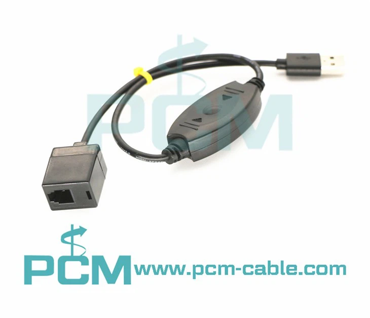 USB To RJ9 Telephone Handset Audio Adaptor