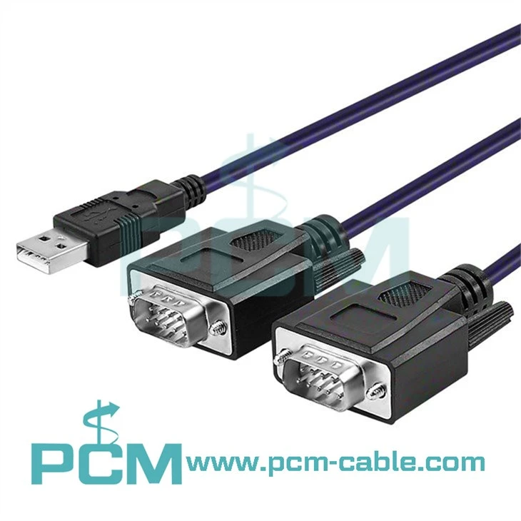 2-Port FTDI Cablu USB la DB9