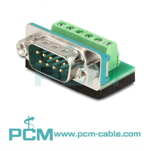 D-sub 9 Pin DB9 RS232 Conector Terminal Breakout Board