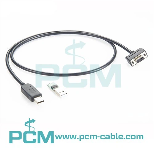 Cablu adaptor USB la serial RS232 DB9
