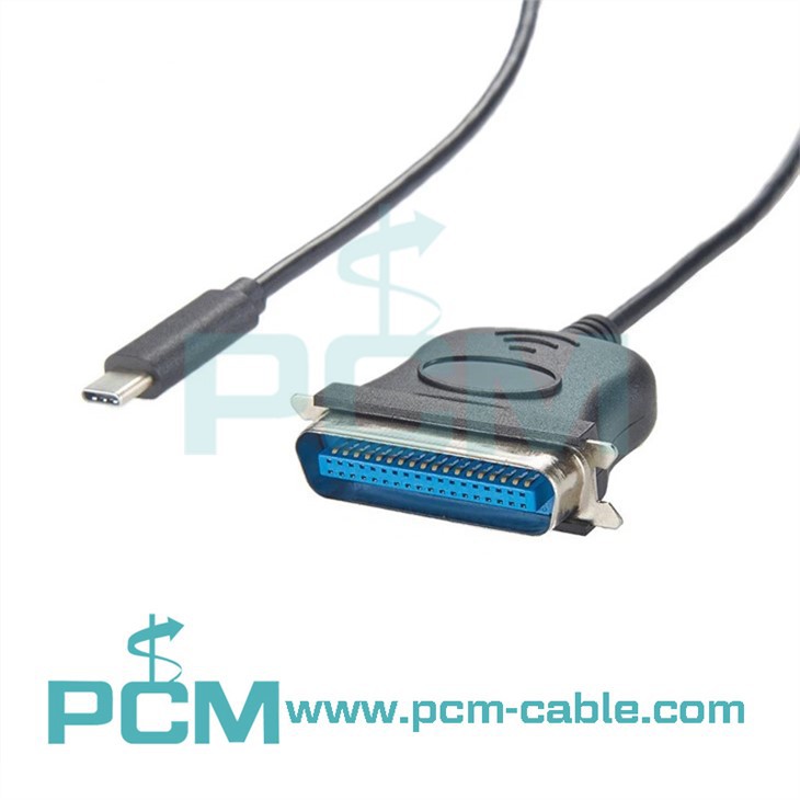 Cablu cu 36 de pini USB-C la imprimantă paralelă