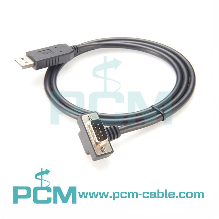 USB to RS232 Serial Cable wight Angled DB9 Connector
