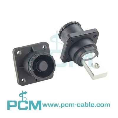 Conector de stocare a energiei 12mm 350A Receptacul de curent ridicat