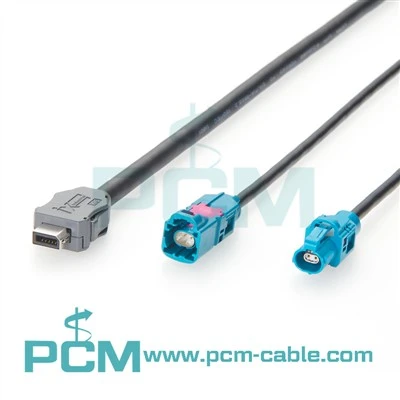 Cablu Ethernet pentru automobile AEcable 2Y cu conectori H-MTD Z