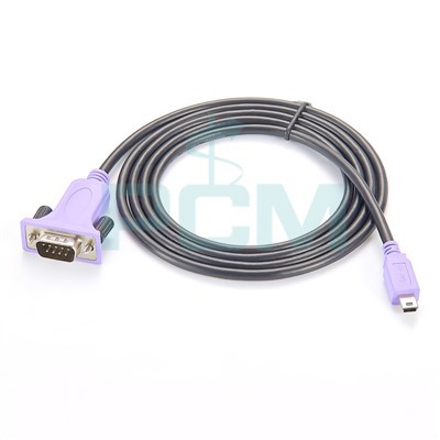 Adaptor serial mini USB la RS232 Cablu convertor RS232 DB9 masculin