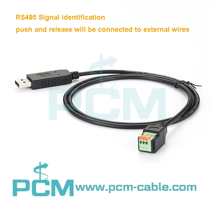 Cablu convertor USB la RS485 cu bloc terminal